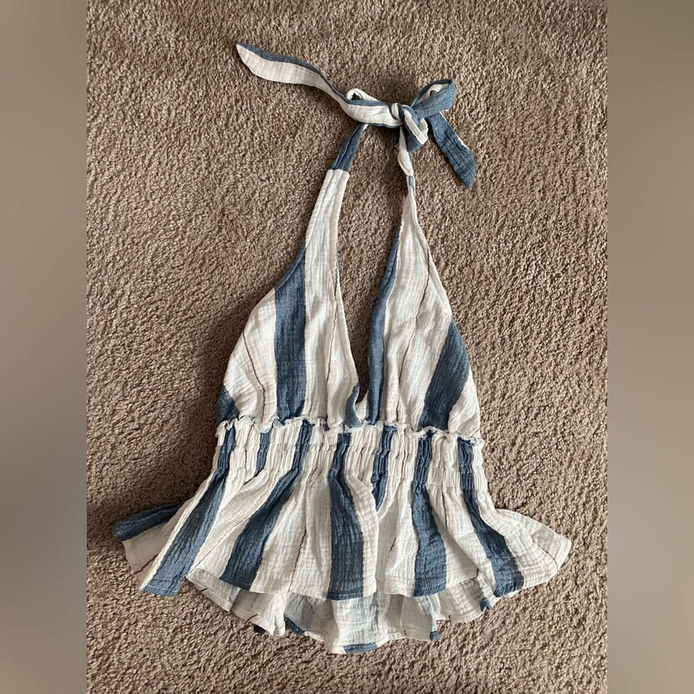 Striped Halter Top